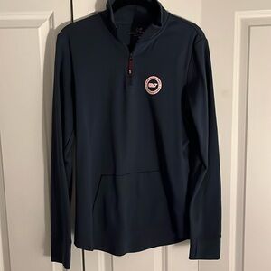 Vineyard Vines Quarter zip with logo